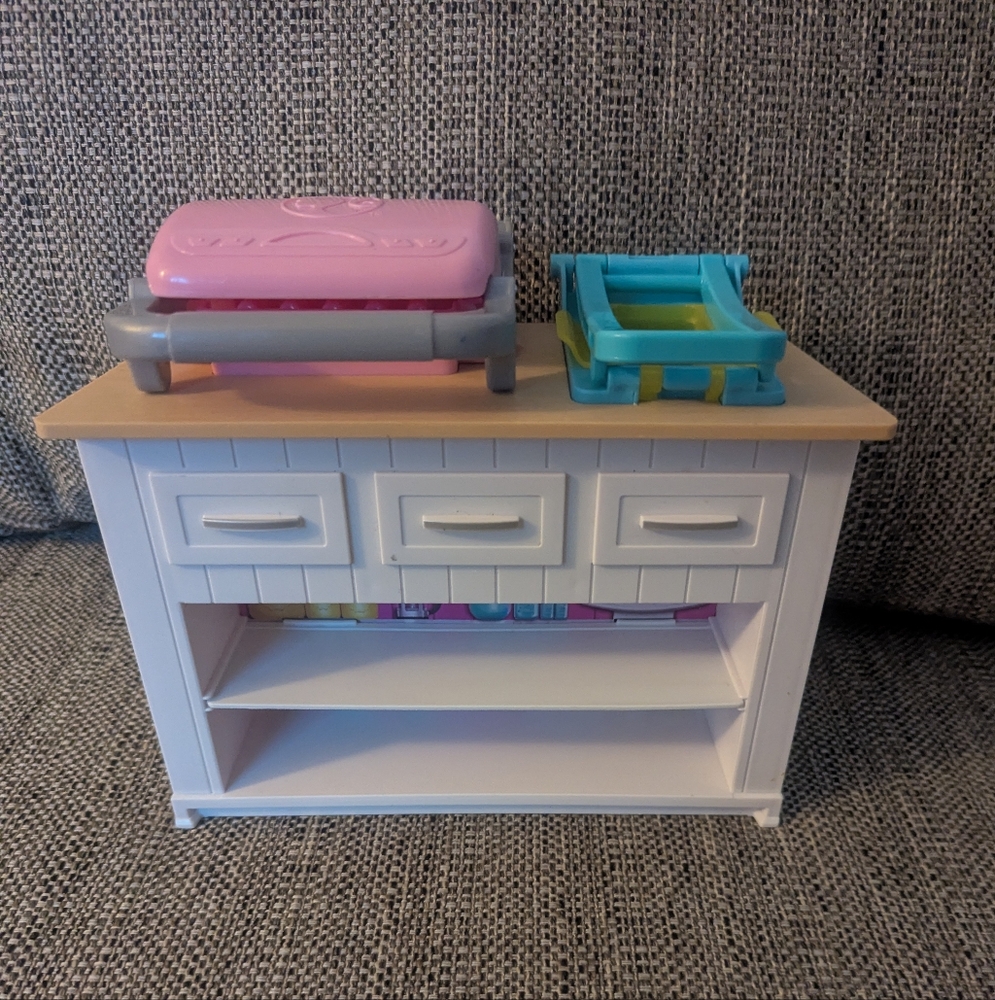 Barbie Ultimate Playset Sandwich Press & Deep Fryer Counter Prep Station